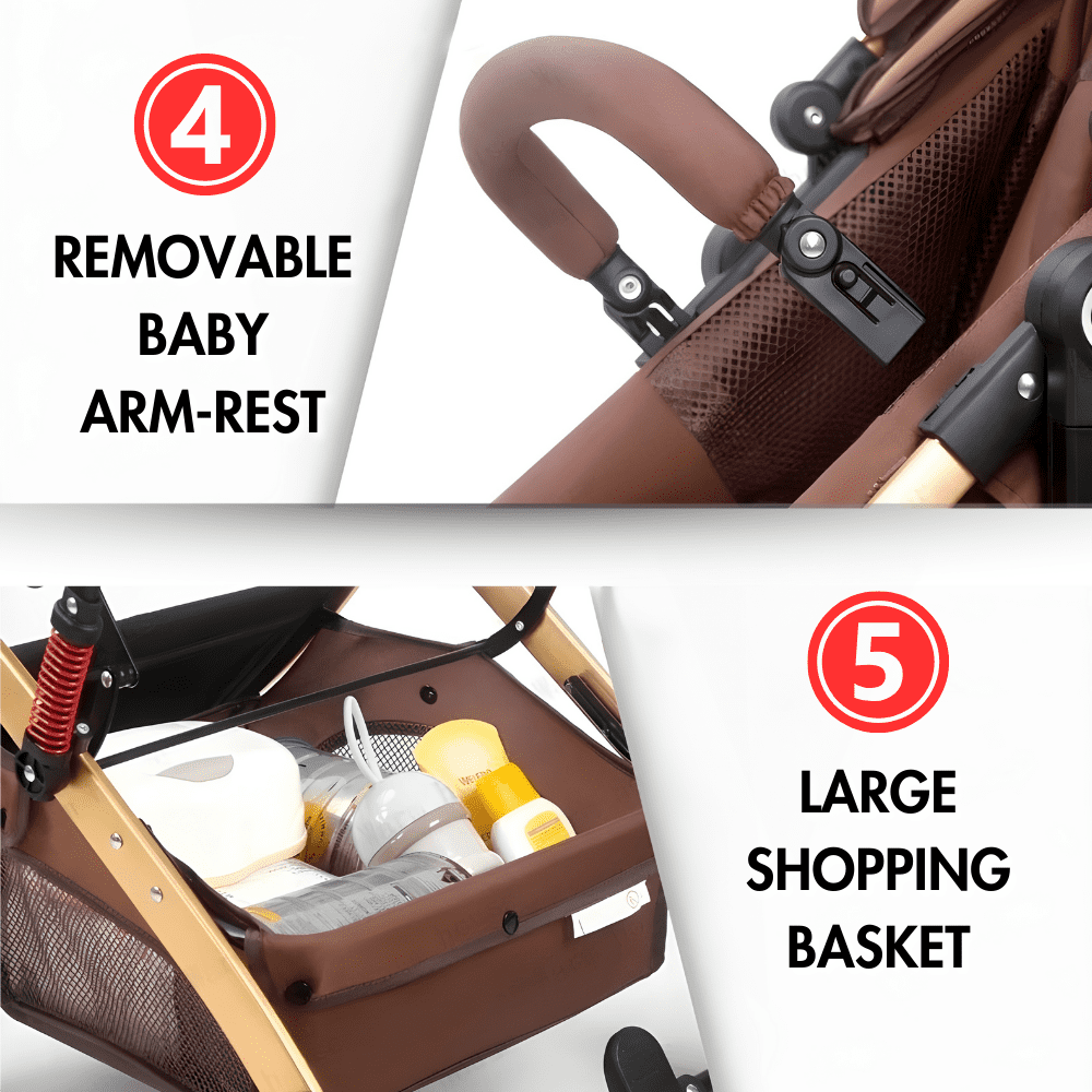 Premium Twin Baby Stroller