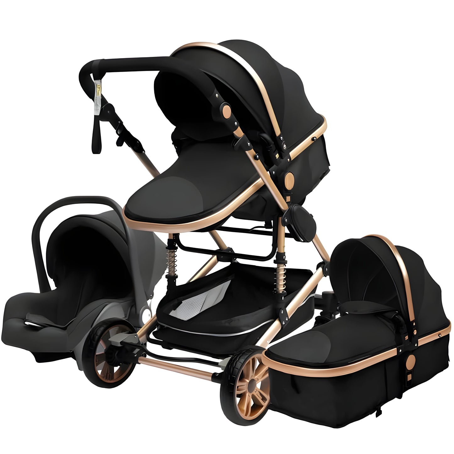 Premium 3-in-1 Baby Stroller