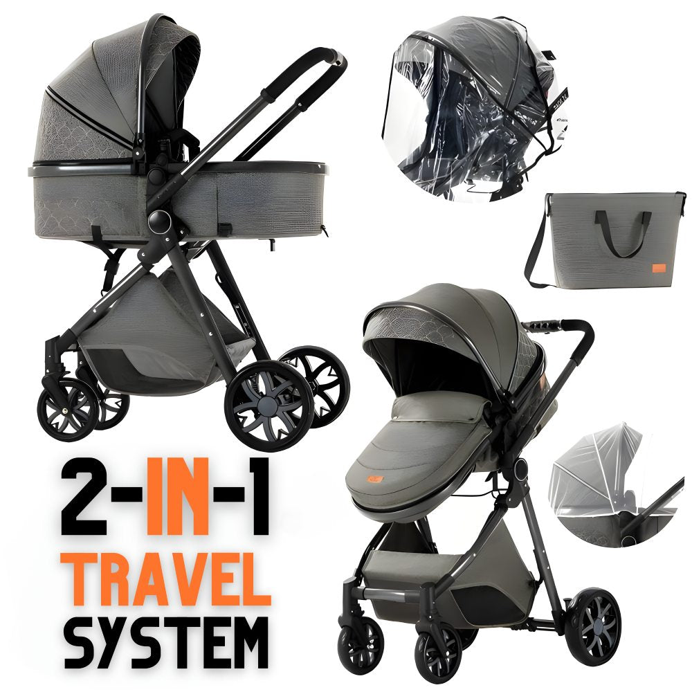 Luxury 2-in-1 Baby Stroller